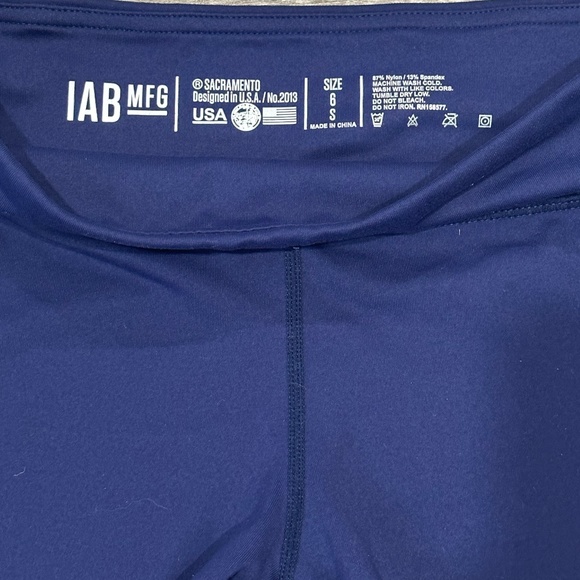 IAB Navy Blue Athletic Shorts - Picture 3 of 3